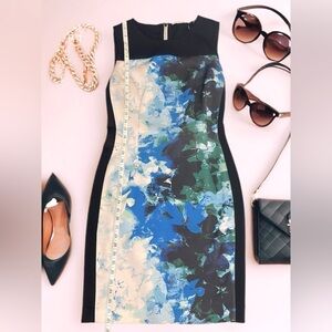 Stunning Tarhari Dress Size 6 – Vibrant Blue & Green Elegance for Any Occasion!